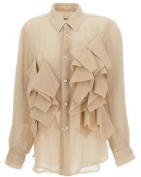 Comme des Garçons - Collared Long-Sleeved Shirt - Lyst