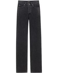 Saint Laurent - V-Waist Long Baggy Jeans - Lyst