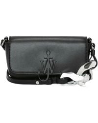 JW Anderson - Jw Anderson Logo Plaque Chain Detailed Shoulder Bag - Lyst