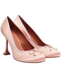 AMINA MUADDI - Exquisite Satin High-Heel Sandals - Lyst