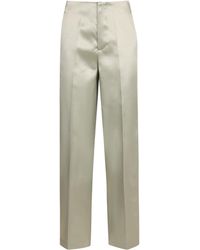 Philosophy Di Lorenzo Serafini - Tailored Satin Trousers - Lyst