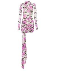 David Koma - Floral Ruched Minidress - Lyst