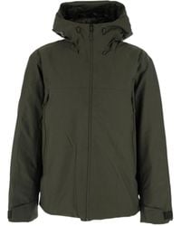 The North Face - Jacket With Drawstring Hood - Lyst