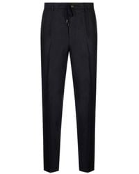 Peserico - Drawstring Tailored Trousers - Lyst