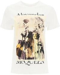 McQueen - Item O-Neck Short-Sleeved T-Shirt - Lyst