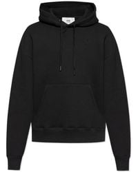 Ami Paris - Long-Sleeved Drawstring Hoodie - Lyst