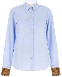 Dries Van Noten - Embroidered Poplin Shirt - Lyst