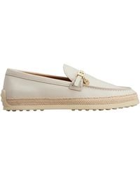 Tod's - Buckle Strap Loafers - Lyst