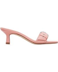 Aeyde - Gilly Openwork High-Heeled Sandals - Lyst