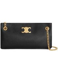 Celine - Newspaper Chain Bag Triomphe Soft - Lyst