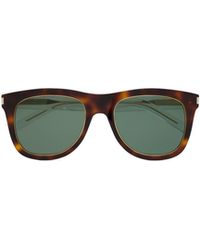 Saint Laurent - Eyewear Sl 51 Square Frame Sunglasses - Lyst
