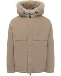 Yves Salomon - Parka With Fur Hood - Lyst