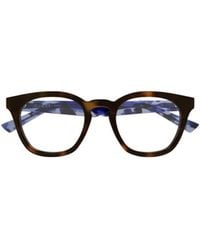 Gucci - Eyewear Square Frame Glasses - Lyst
