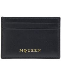 McQueen - Logo Printed Card Holder - Lyst