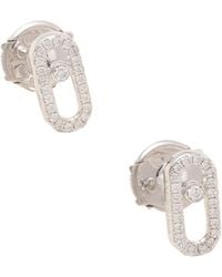 Messika - Move Uno 18-Karat Diamond Earrings - Lyst