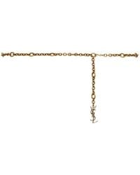 Saint Laurent - Cassandre Chain Belt - Lyst