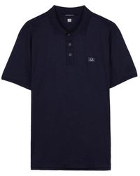 C.P. Company - Buttoned Polo Shirt - Lyst