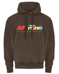 Martine Rose - Logo Print Drawstring Hoodie - Lyst