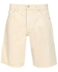 ICON DENIM - Button Shorts - Lyst