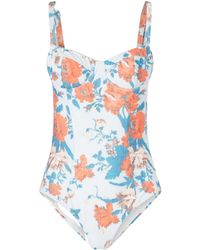 Erdem - Floral-Print Swimsuit - Lyst