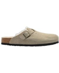 Birkenstock - Buckle-Detail Slip On Slippers - Lyst