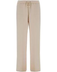 Herno - Matte Crepe Satin Trousers - Lyst