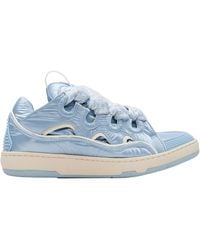 Lanvin - Lace-Up Low-Top Sneakers - Lyst