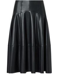 Liu Jo - Coated Midi Skirt - Lyst