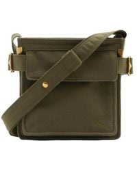 Burberry - Logo Embroidered Trench Phone Shoulder Bag - Lyst