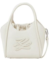 KARL LAGERFELD - Mini K/Autograph Tote Bag - Lyst