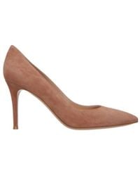 Gianvito Rossi - Pointed-Toe Heeled Pumps - Lyst