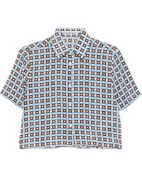 Ermanno Scervino - Geometric-Pattern Shirt - Lyst