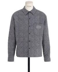 Dior - Cannage Overshirt With Christian Couture Embroidery - Lyst