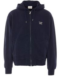 Drole de Monsieur - Drôle De Monsieur Back Logo Zip-Up Hoodie - Lyst