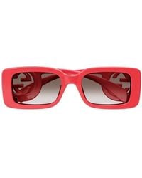 Gucci - Eyewear Rectangular Frame Sunglasses - Lyst