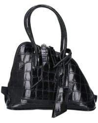 The Attico - The Embossed Zipped Top Handle Bag - Lyst