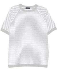 Herno - Striped T-Shirt - Lyst