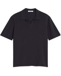 Maison Kitsuné - Maison Kitsuné Bold Fox Head Knit Polo Shirt - Lyst