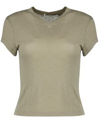 IRO - Sybel V-Neck T-Shirt - Lyst