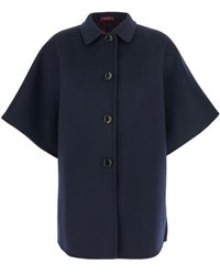 Gucci - Reversible Cape With Pointed Collar - Lyst