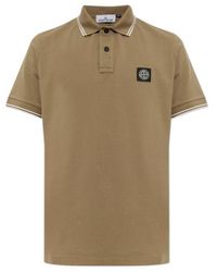 Stone Island - Short-Sleeved Polo Shirt - Lyst