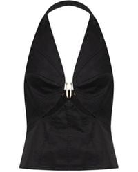 Cult Gaia - Elorae Halterneck Top - Lyst