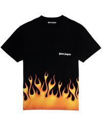 Palm Angels - Flame T-Shirt - Lyst