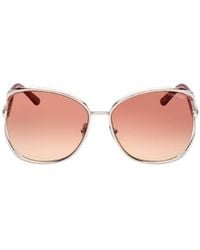 Tom Ford - Eyewear Marta Round Frame Sunglasses - Lyst