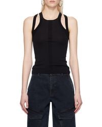 Dion Lee - Sculpt Muscle Cut-Out Tank Top - Lyst