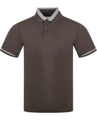 Emporio Armani - Contrast Trim Polo Shirt - Lyst