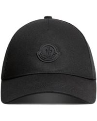 Moncler - Logo Patch Curved Peak Baseball Cap - Lyst