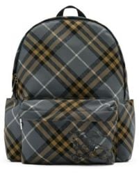 Burberry - Classics Checked Backpack - Lyst