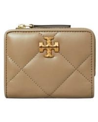 Tory Burch - Kira Logo Plaque Quilted Wallet - Lyst