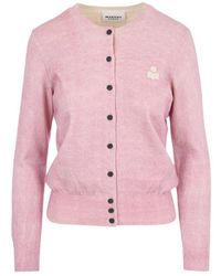 Isabel Marant - Long-Sleeved Knitted Cardigan - Lyst